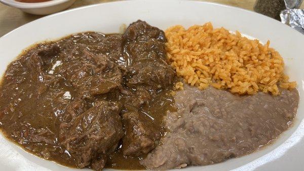 Carne Guisada Plate