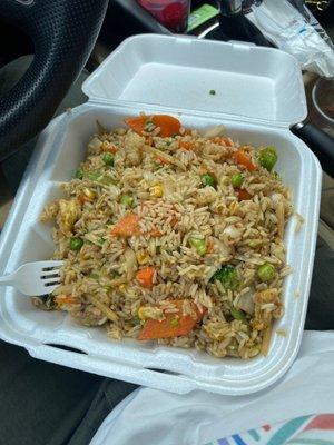 Vegetable Chinese fried rice