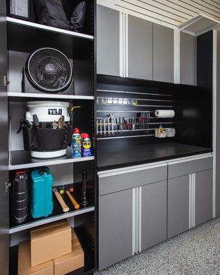 The perfect storage solution for all of your tools and misc. items! Beautiful styling and functionality combined!