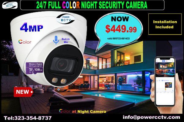 24/7 Full Color CCTV Camera