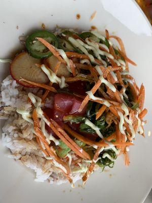 Tuna Poke Bowl -yum!