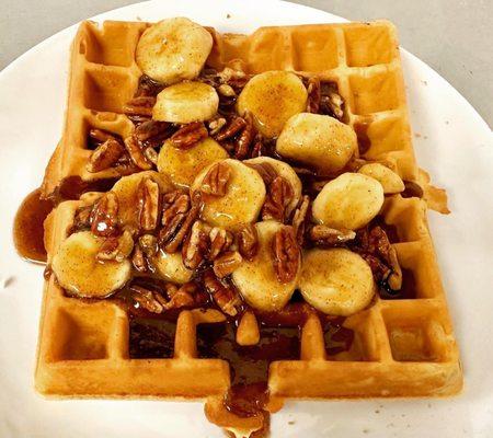 Banana Foster Waffle