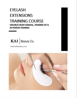 One on one lash extensions training at KAI Beauty Co. in Fort Lauderdale, FL. Become a certified lash technician