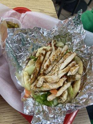 Grilled Chicken Pita