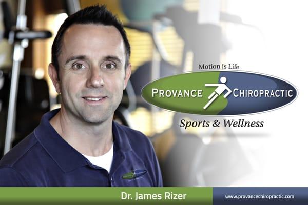 Chiropractor Dr. James Rizer of Provance Chiropractic in Metairie, Louisiana