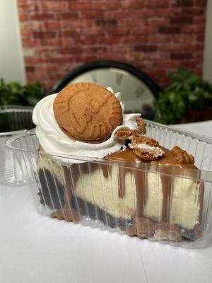 Biscoff brownie cheesecake