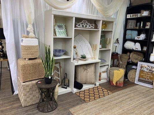 Rugs, shelves throws and new decor