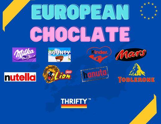 Too much great stuff. Top European chocolates available now!