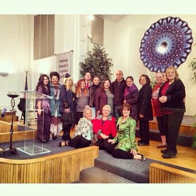 Image of a few members of this Pentecostal Church in Monterey California