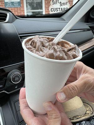 Chocolate Concrete Custard Treat