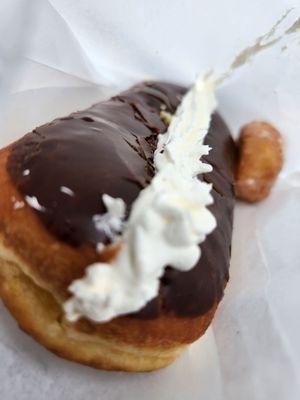 My son's fave, whipped cream filled chocolate bar. With a bonus of a donut hole