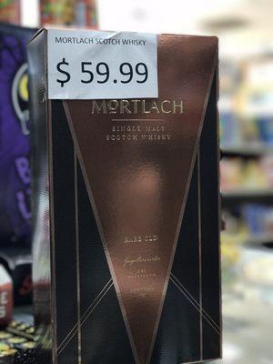 MORTLACH Scotch Whiskey                     Special $59.99