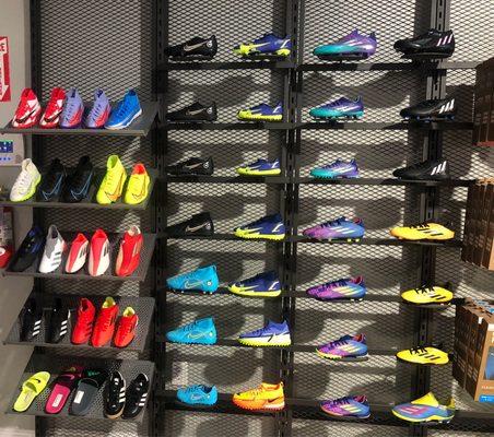 Soccer shoes kids section