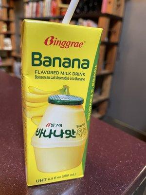 Banana Flavored Milk? Yes, please.