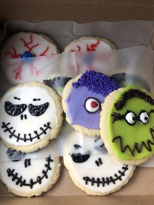 Halloween themed cookies!