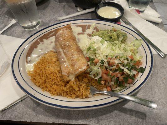 Shrimp Chimichanga