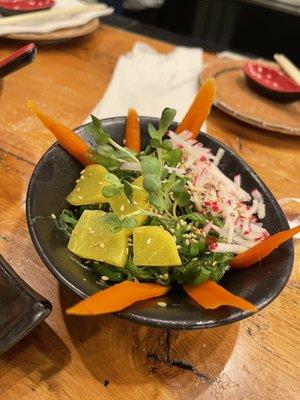 SEAWEED SALAD (Gobo. Kaiware and Sesame Dressing)