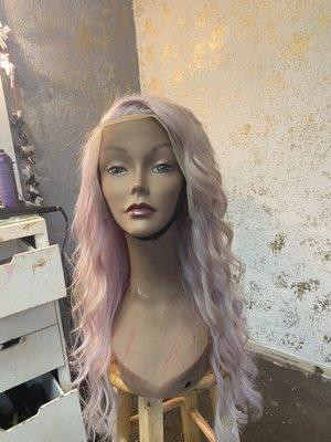 I also specialize in wig making,this wig is 16,18,22 inch front lace wig