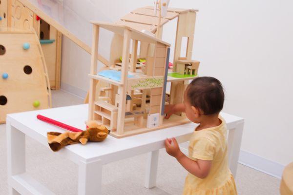 Modern wooden play house