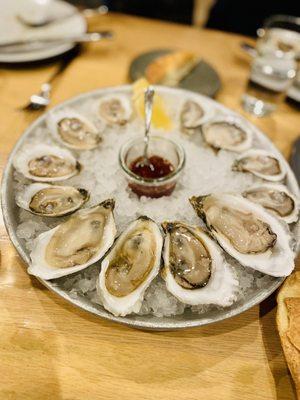 Oysters - so fresh and stunning here