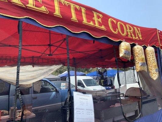 Their kettle corn booth next door