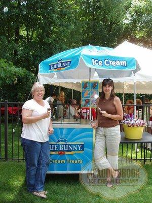 We rent ice cream carts throughout the spring and summer for backyard parties