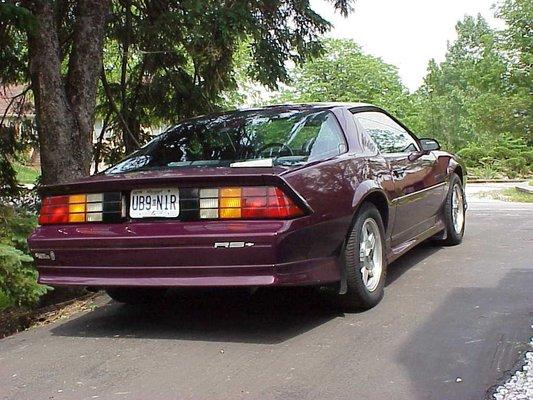 '92 RS plum color only available in 25th anniversary model, air, auto, group 2 package