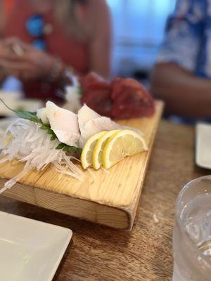 Saba sashimi