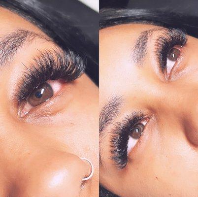 Volume lashes