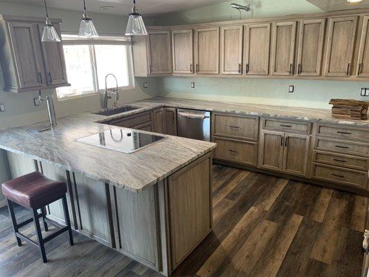 Kitchen and flooring