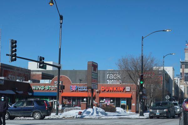 Corner storefront