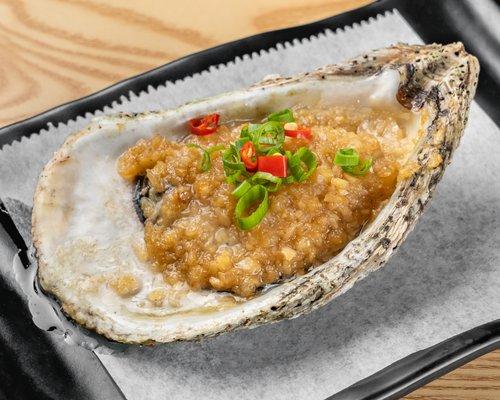 Grilled Garlic Oyster