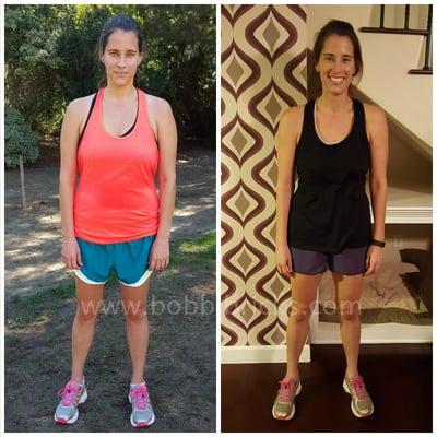 Christina dropped 1.5 inches off of her waist in just 8 weeks!