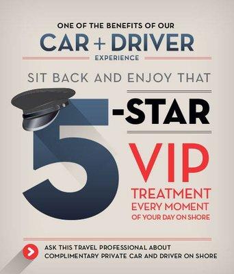 Private Car & Driver Experience - Exclusive to Cruise Vacation Outlet