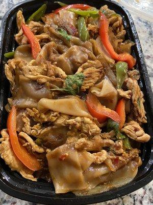 Drunken Noodles with chicken