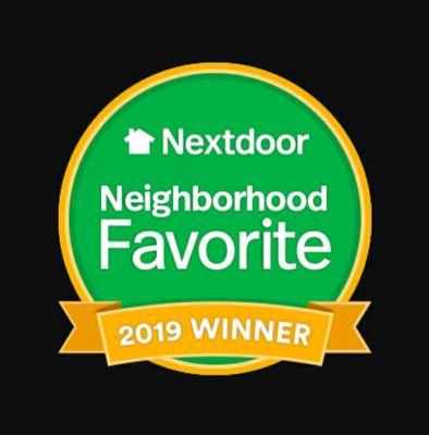 2019 Nextdoor Neighborhood Favorite Dog Groomer in 8 Katy neighborhoods!