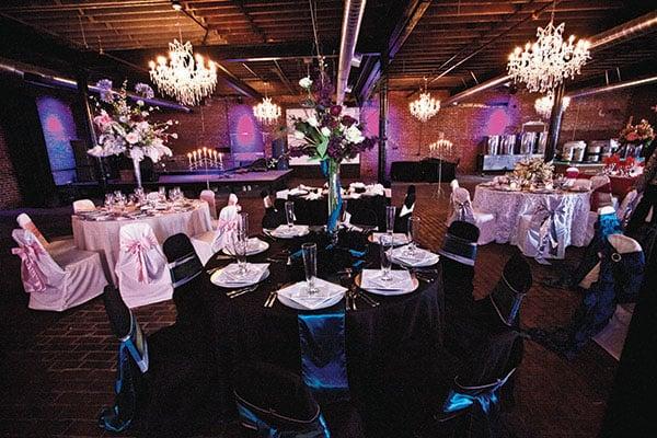 The Findlay Room, an elegant venue space available to rent for all occasions from wedding receptions to holiday parties.