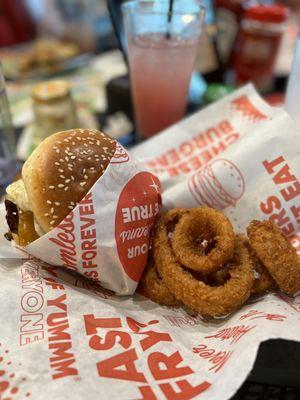 Banzai with onion rings