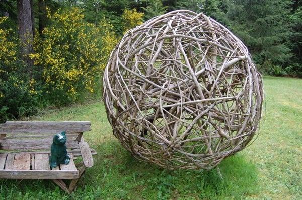 A big ball of twine at the Green Cat