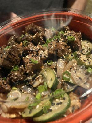 Steak hibachi bowl