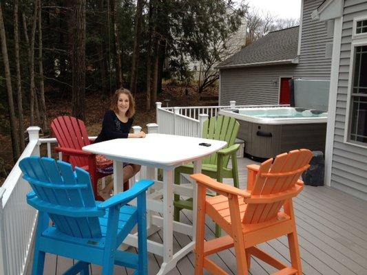 Happy Customer with Seaside Casual Furniture located in Nashua, NH