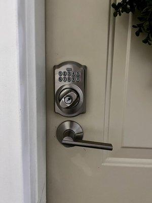 Nice Schlage lock