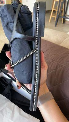 Got the bottom of my Chanel sandals protected for $70