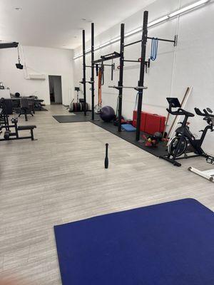 This is the fitness and rehab space for client and patients