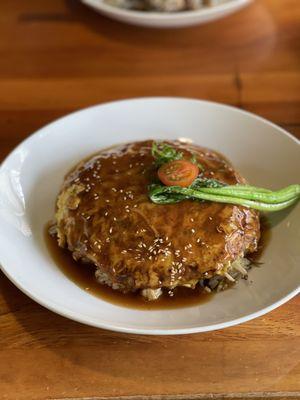 Egg Fooyong with Lupcheong Fried Rice