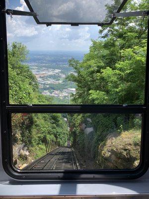 Inrail tracks and overlook