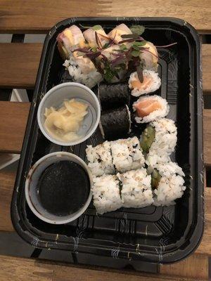 $30 of bland sushi