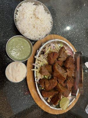 Lamb Boti Kabob