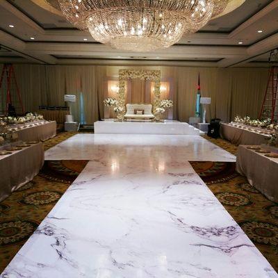 Floor graphics wedding dancefloor