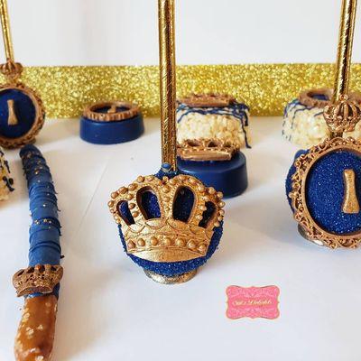 royal prince baby shower treats